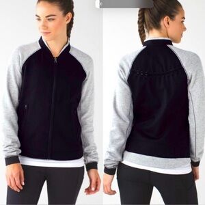 Lululemon Athletica Black and Gray Jacket